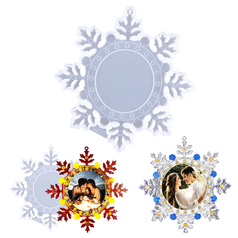 Resin Art Jewellery - Christmas Photo Picture Frame Epoxy Resin