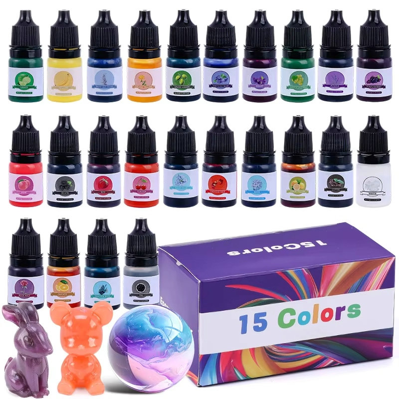 Resin Art Epoxy - Epoxy Resin Color Pigment 24 Vivid