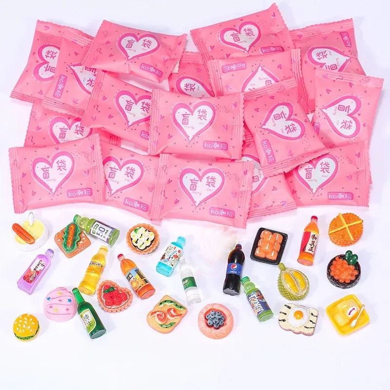 Resin Art Bottle - -Random Style Bag Miniature Food Toy