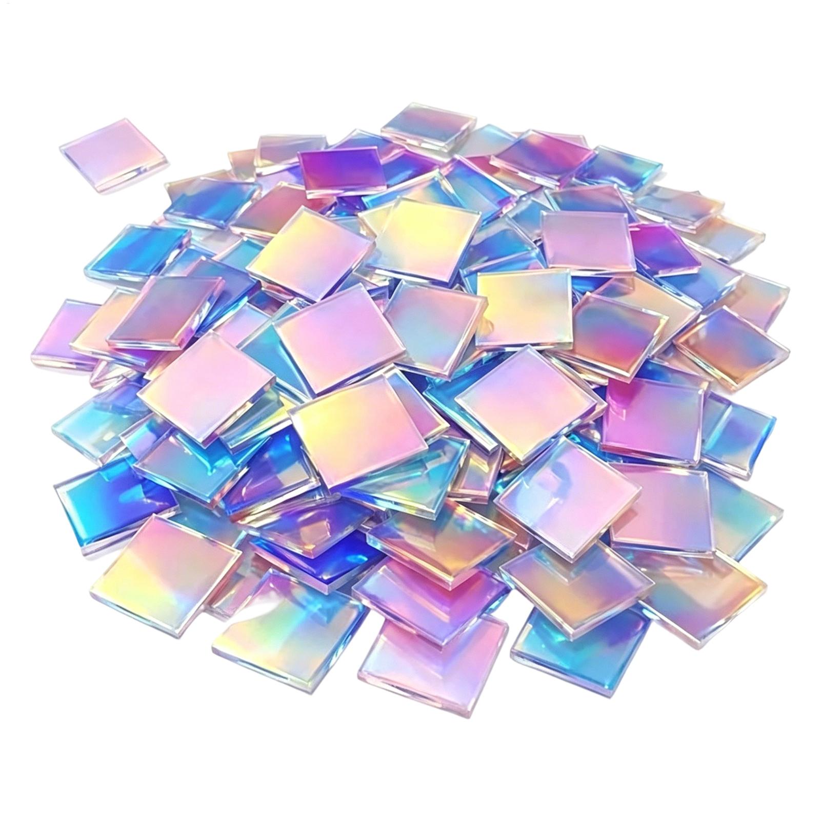 Resin Art And Jewelry - Mini Acrylic Sheets 100 Pieces Rainbow