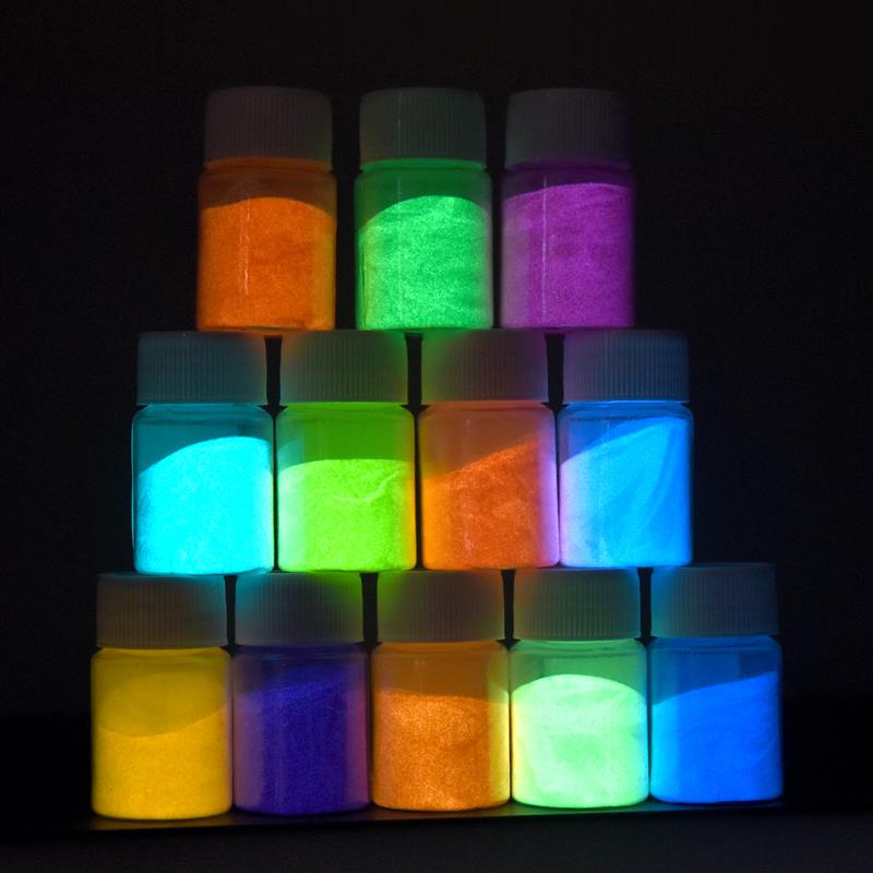 Resin Art Bottle - 20g/Bottle Luminous Powder Epoxy Resin Pigment