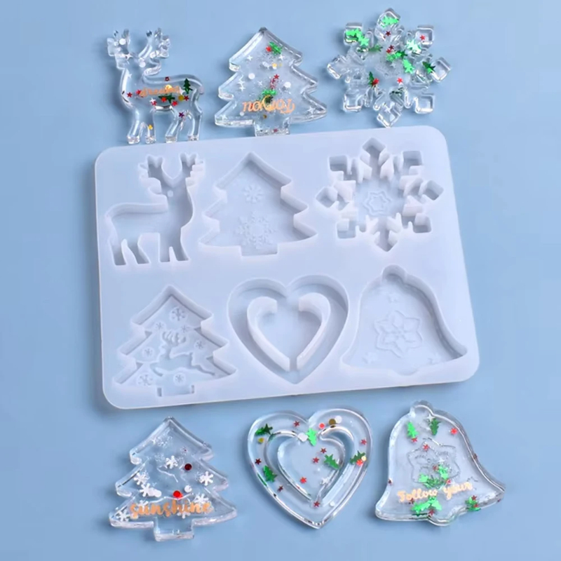 Resin Art Jewellery - Christmas Mold DIY Resin Crystal Epoxy