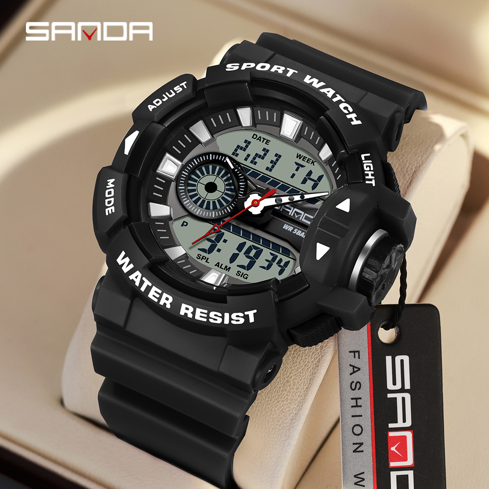 SANDA 3310 Fashion Men's Elect - Resin Art Underwater recension och pris