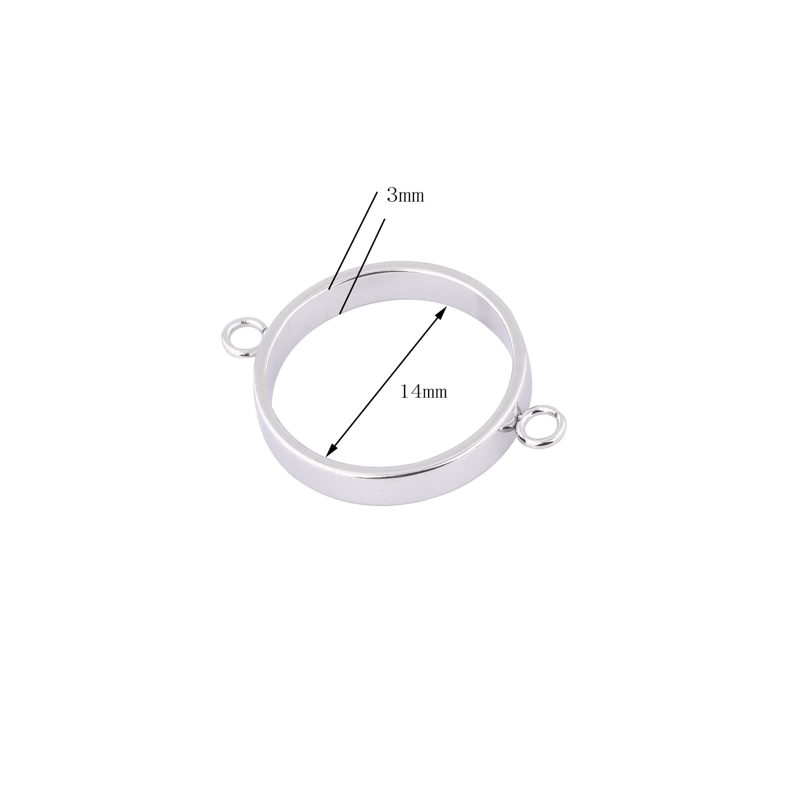 10pcs Stainless Steel 14mm Ope - Resin Art Essentials recension och pris