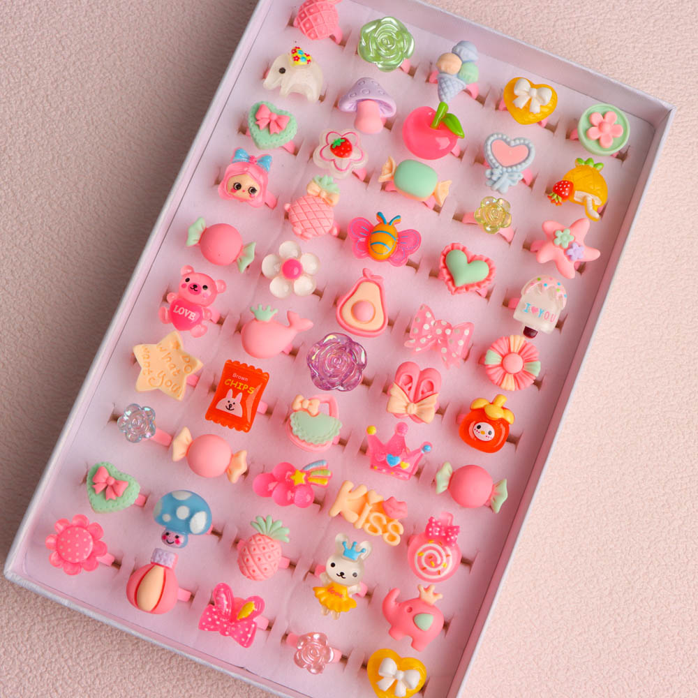 10/20/30/50/100Pcs/Lot Fashion - Resin Art Ring recension och pris