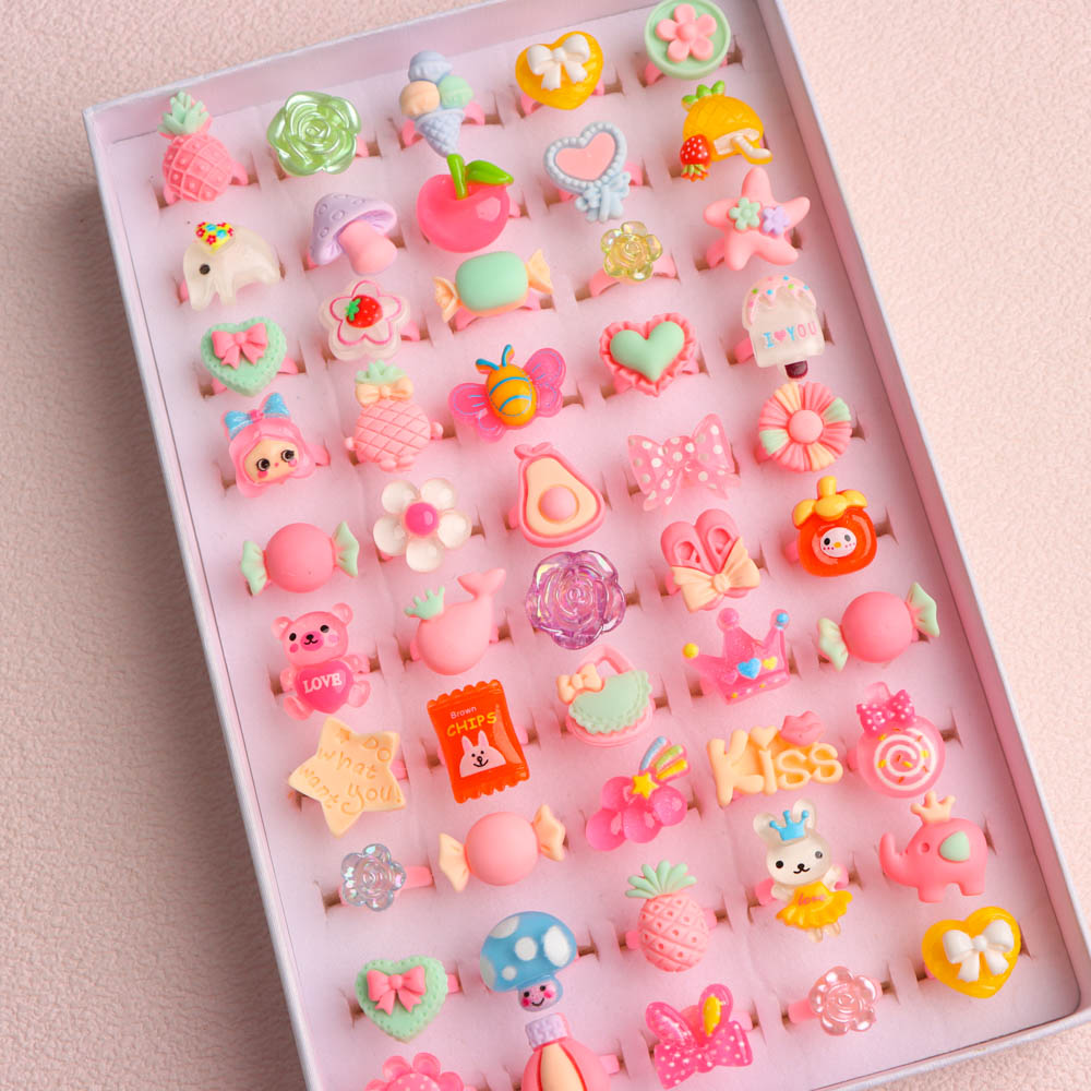 10/20/30/50/100Pcs/Lot Fashion - Resin Art Ring recension och pris