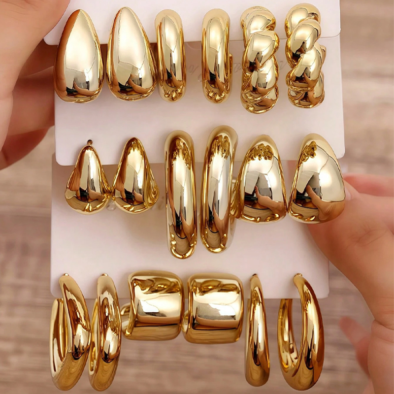 18 Pcs/Set Fashion Water Drop  - Resin Art Ring recension och pris