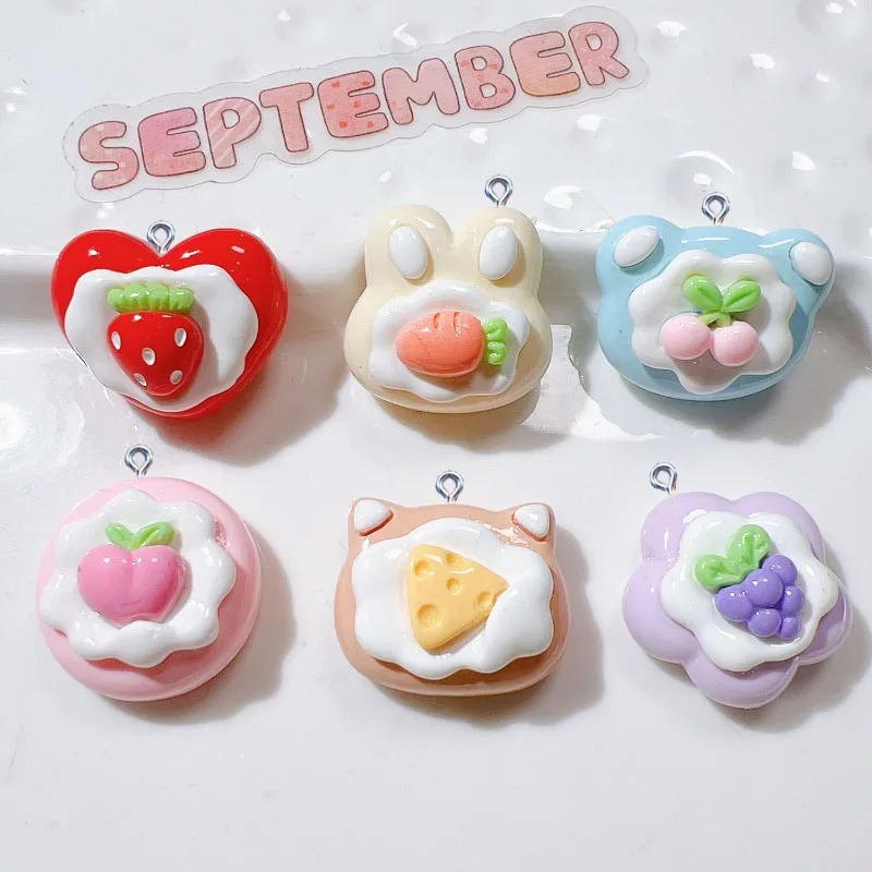 10Pcs Simulation Cute Fruit Ca - Resin Art Essentials recension och pris