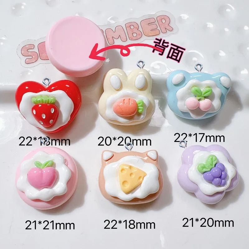 10Pcs Simulation Cute Fruit Ca - Resin Art Essentials recension och pris