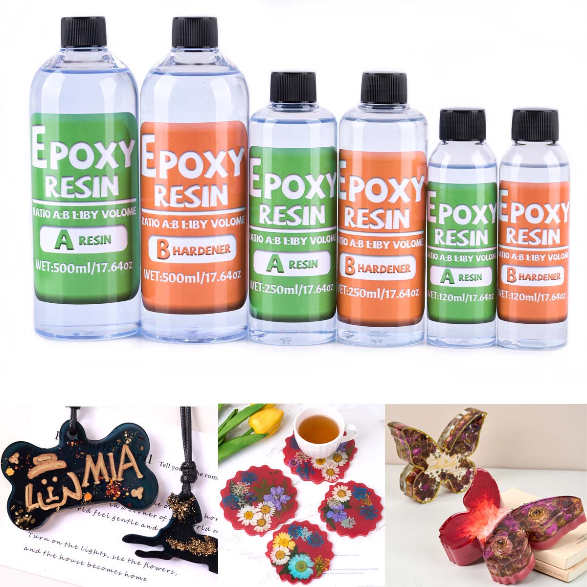 1:1 Ratio Epoxy Resin Kit Anti - Resin Art Epoxy recension och pris