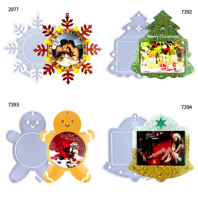 Christmas Photo Picture Frame  - Resin Art Jewellery recension och pris