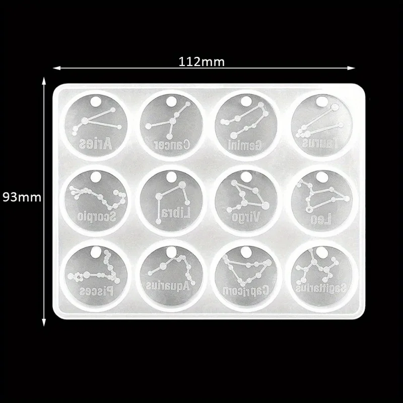 12 Zodiac Constellation Resin  - Resin Art Jewellery recension och pris