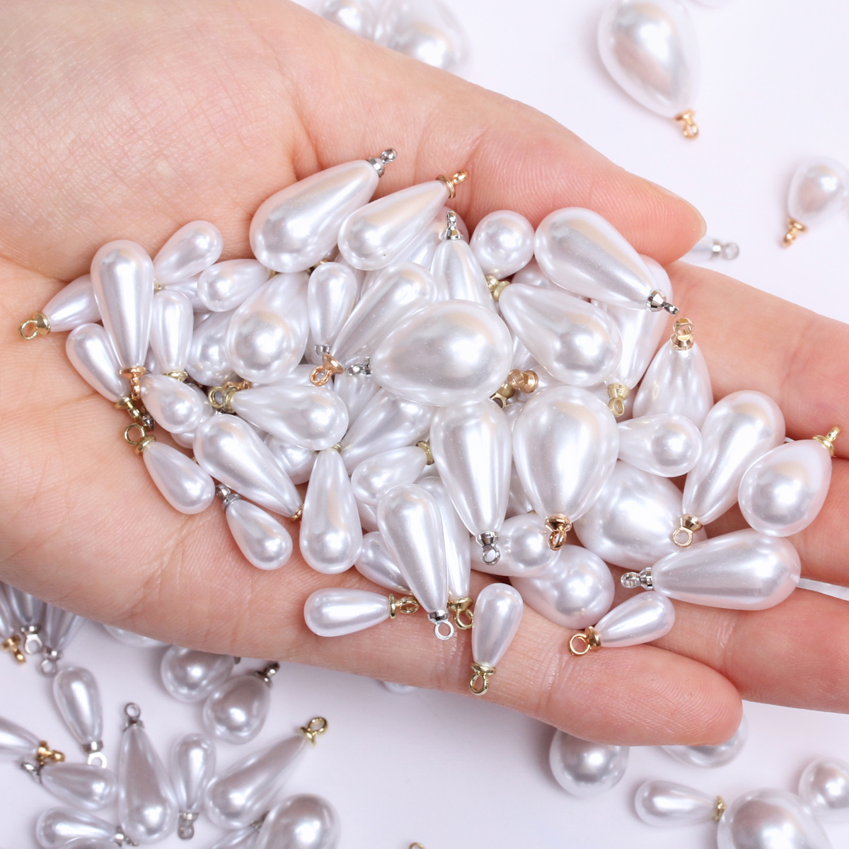 100pcs/bag 10/14/16/18mm Brigh - Resin Art Necklace recension och pris