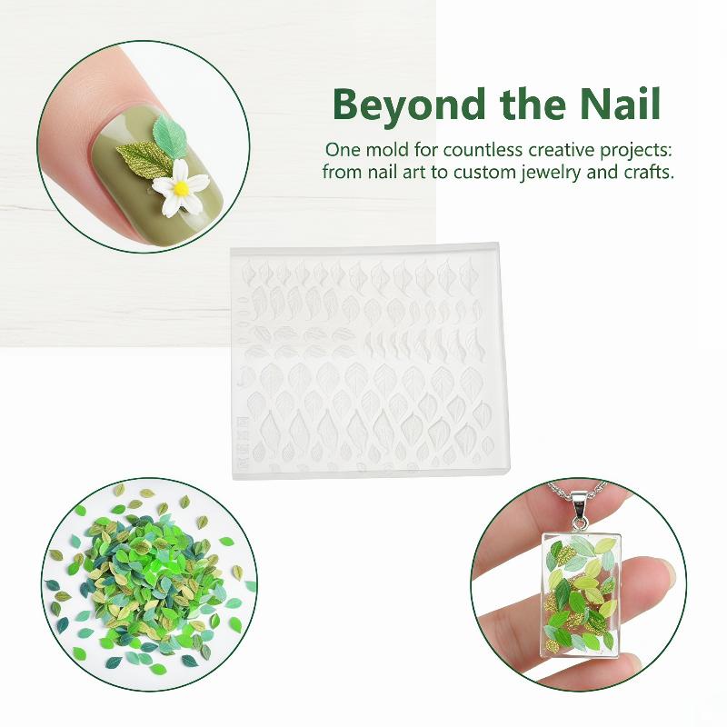 Miniature Leaf Silicone Mold R - Resin Art Jewellery recension och pris