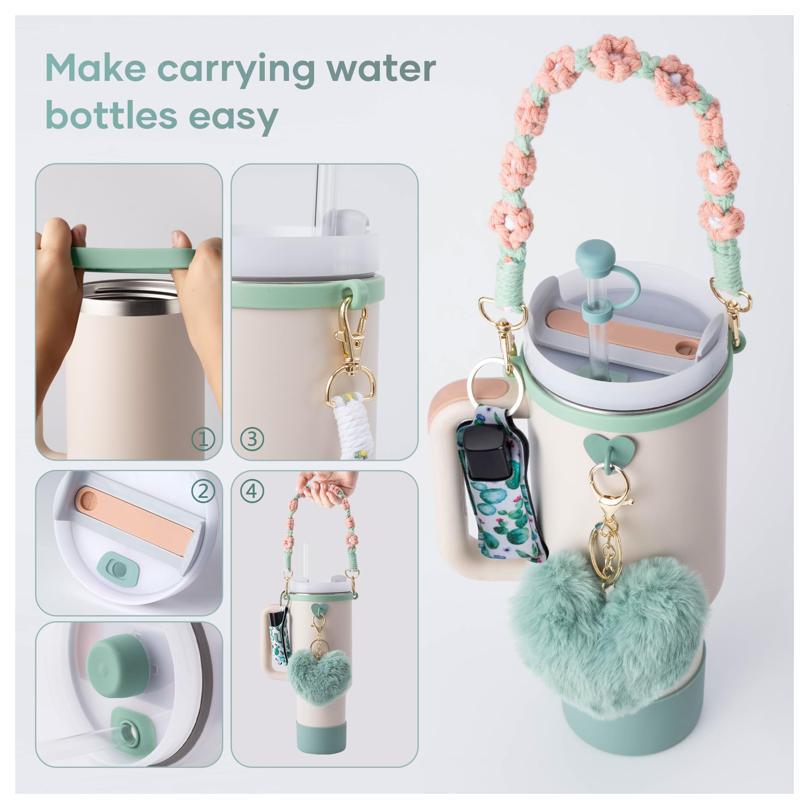 Resin Straw Cap Set for Stanle - Resin Art Bottle recension och pris