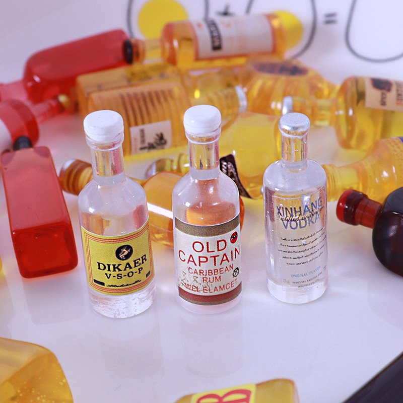 10pcs Miniature Dollhouse Bott - Resin Art Bottle recension och pris
