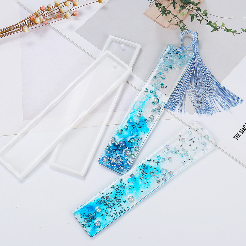 The New 6 Pcs/set Rectangle Si - Resin Art Jewellery recension och pris