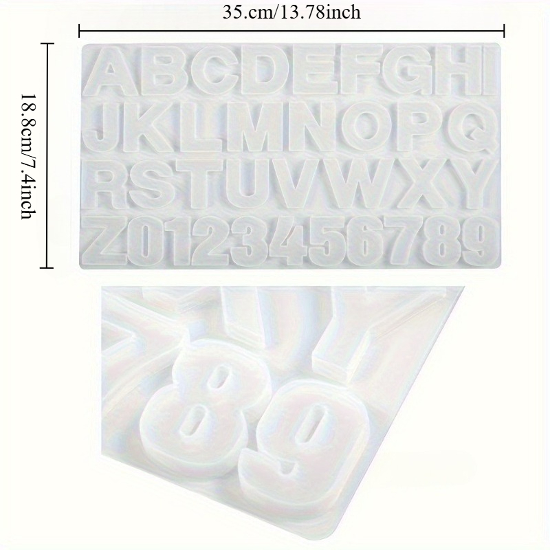 Letter A To Z Pendants Silicon - Resin Art Jewellery recension och pris