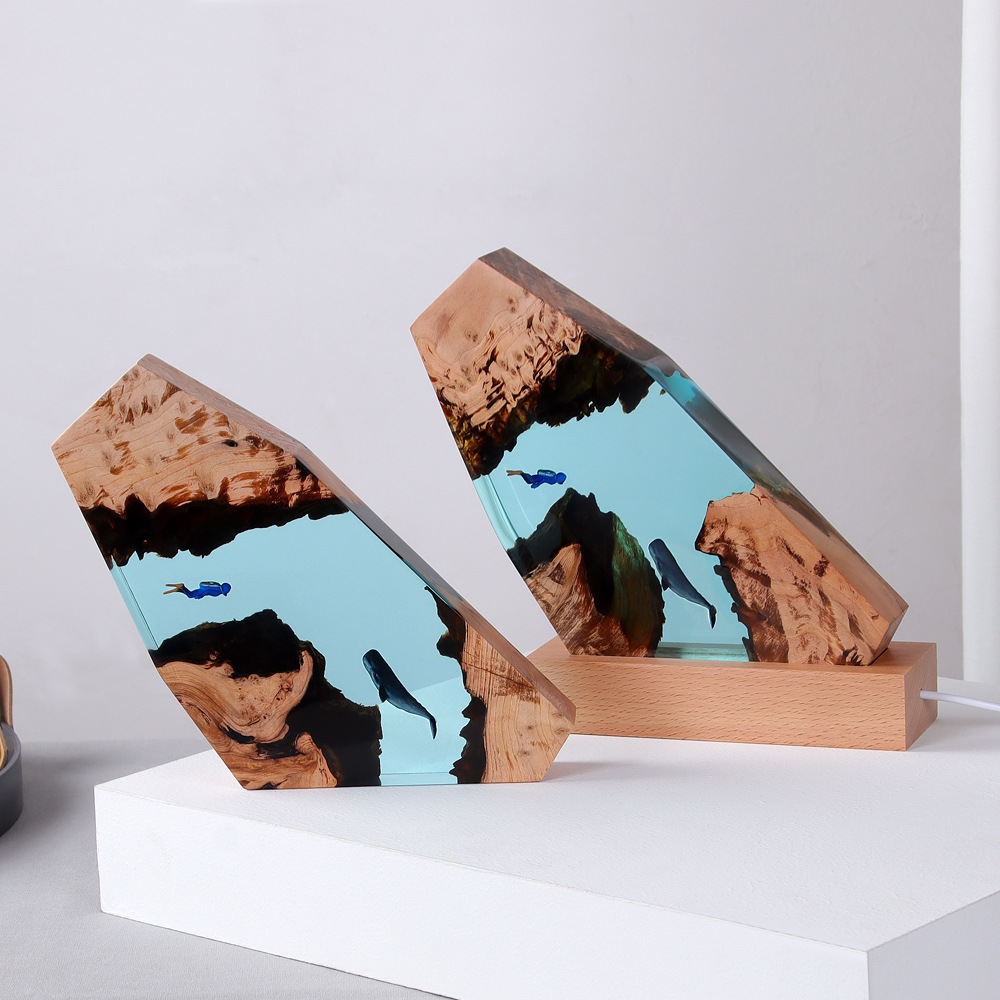 New Underwater Cave Whale Dive - Resin Art Underwater recension och pris