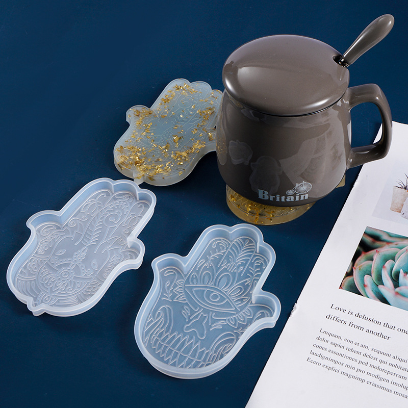 1 Pcs DIY Coaster Hand of Fati - Resin Art Epoxy recension och pris