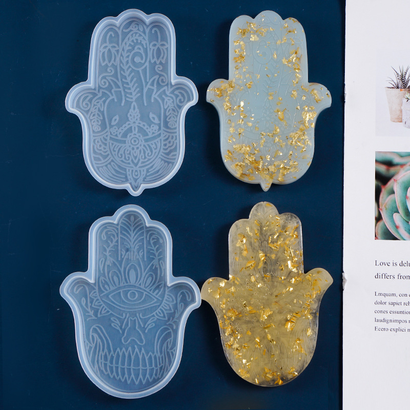 1 Pcs DIY Coaster Hand of Fati - Resin Art Epoxy recension och pris