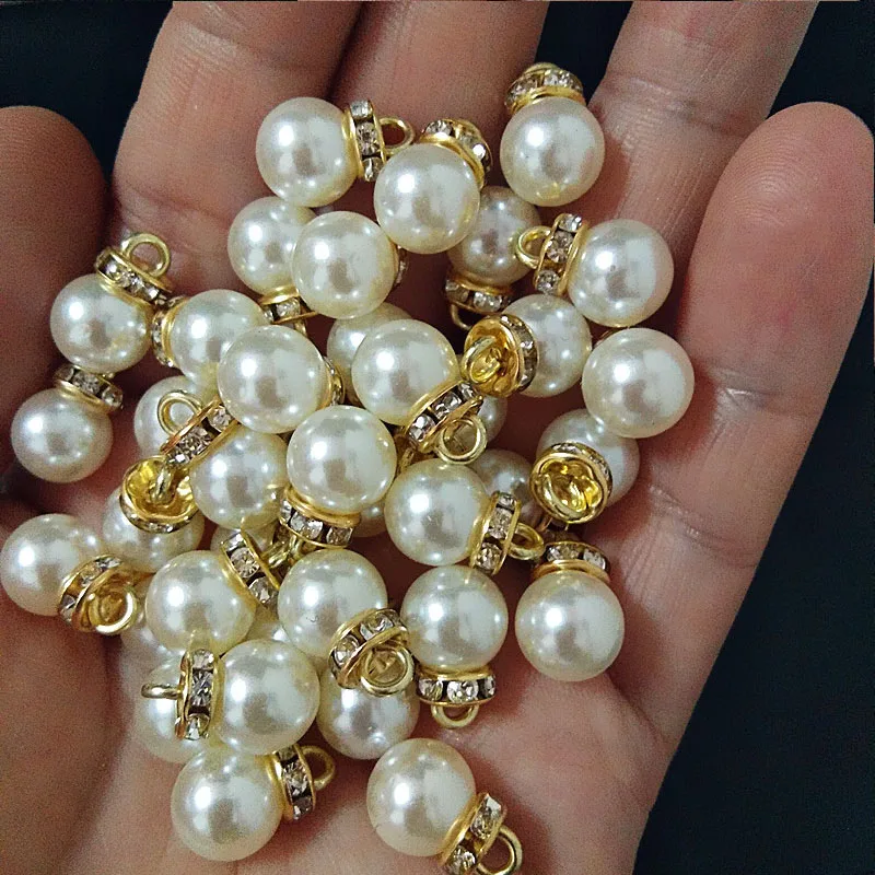 30Pcs Round Pearl Diamond Pend - Resin Art Anniversary Gift recension och pris