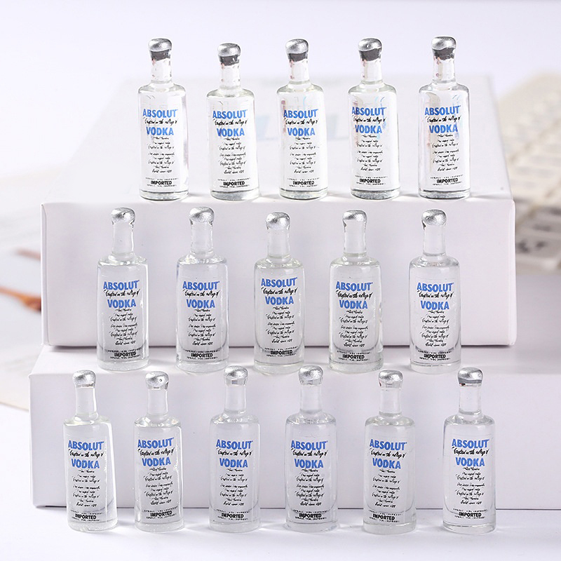 10pcs Flatback Charms Material - Resin Art Bottle recension och pris