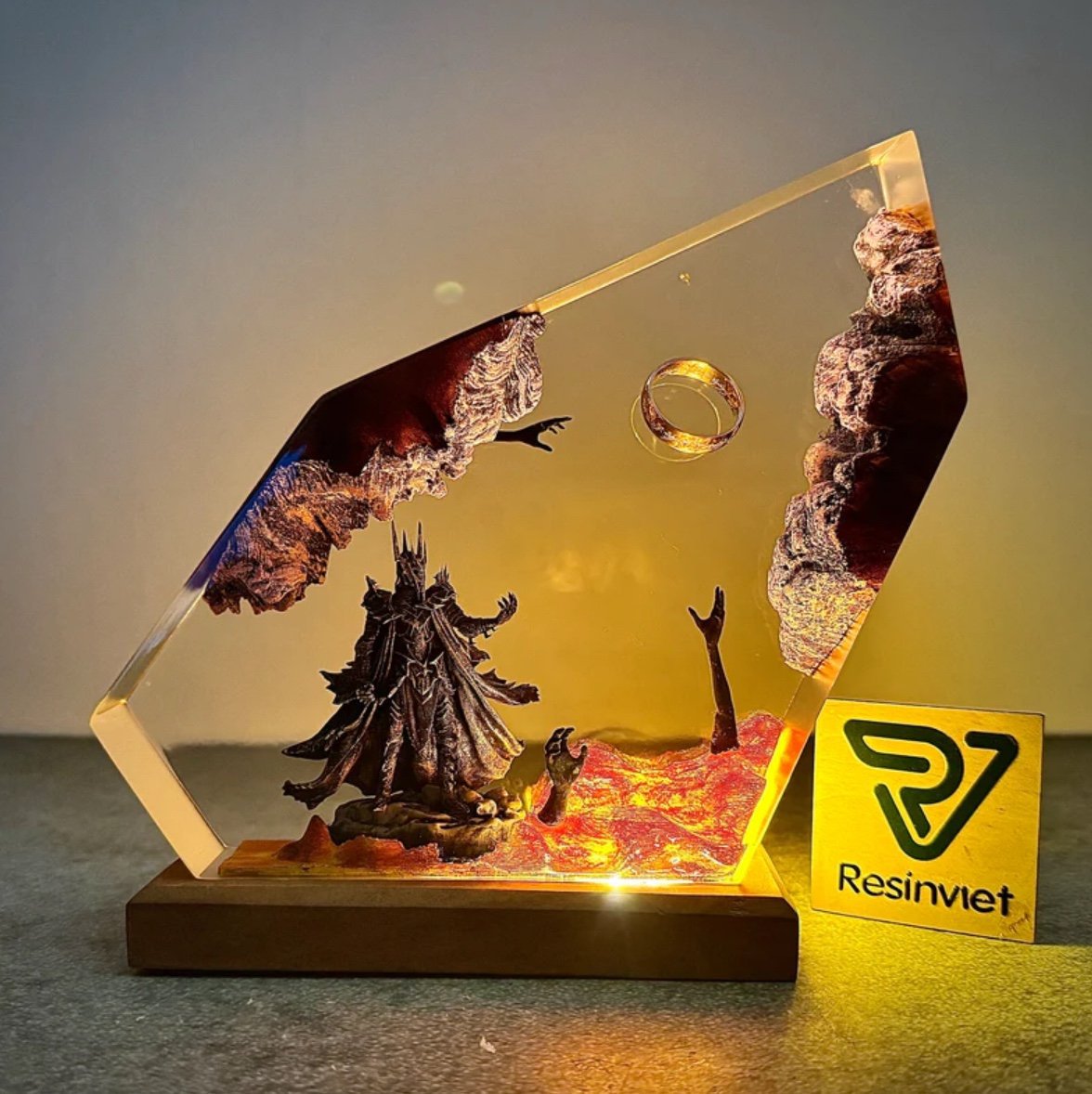 2026 New Demon Realm Organism  - Resin Art Ring recension och pris
