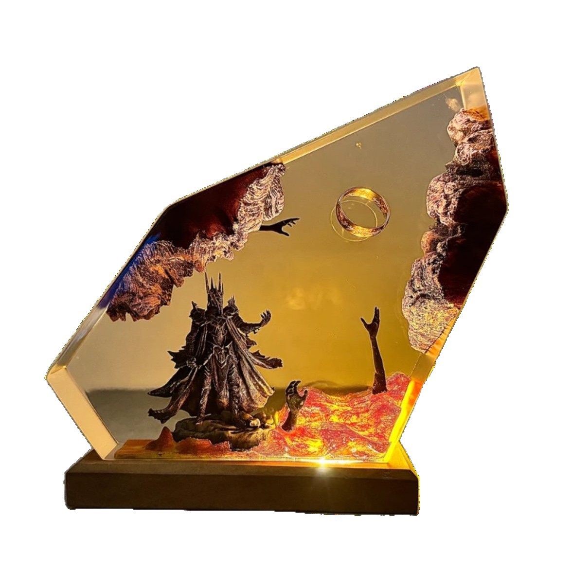 2026 New Demon Realm Organism  - Resin Art Ring recension och pris
