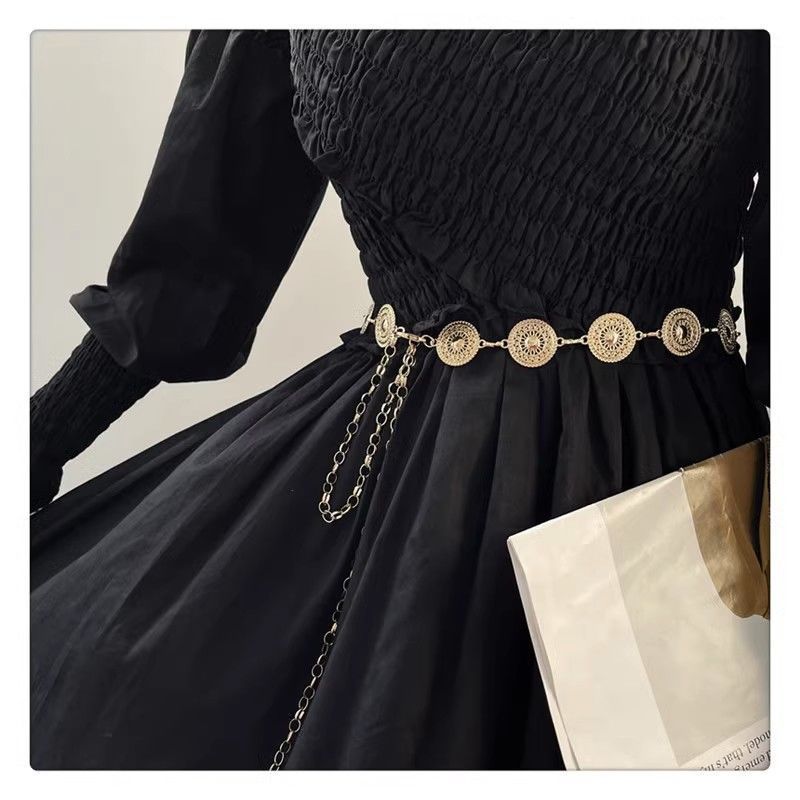 Vintage Body Chain for Women E - Resin Art Necklace recension och pris