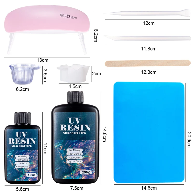 Hard UV Resin Glue Kit Fast Cu - Resin Art Jewellery recension och pris