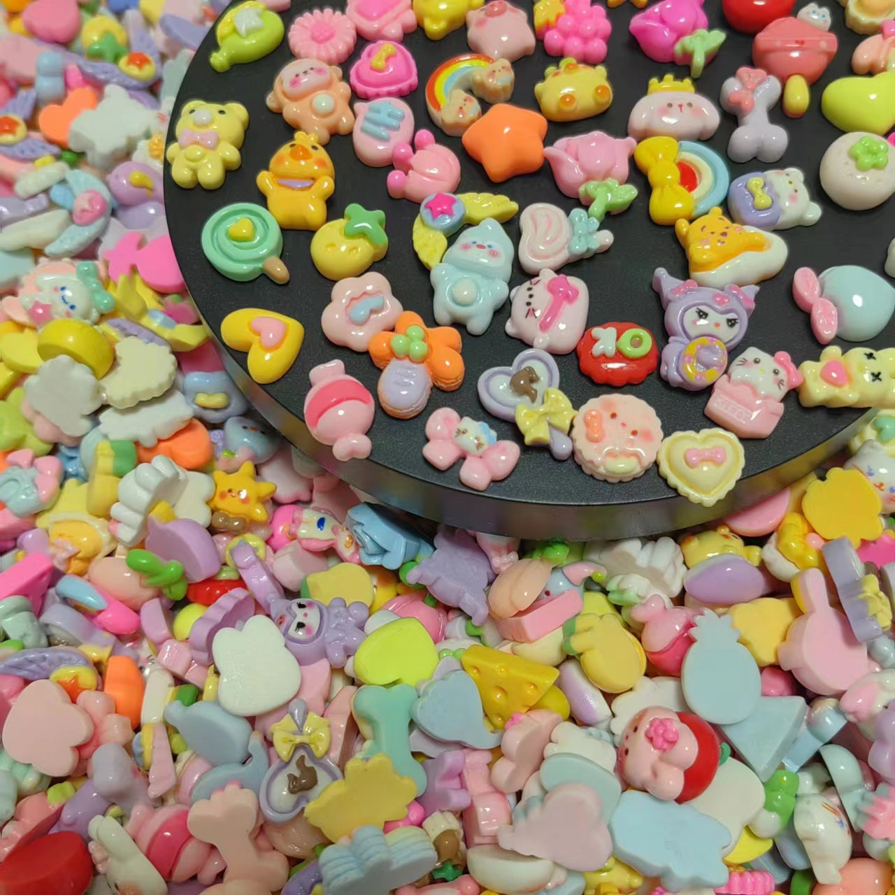 30/60Pcs Cute Resin Sweet Cand - Resin Art Ring recension och pris
