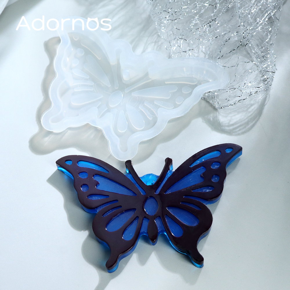 1Set Butterfly Keychain Epoxy  - Resin Art Jewellery recension och pris