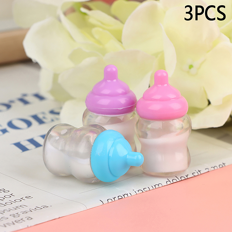 ●3PCS Dollhouse Baby Bottle Ac - Resin Art Bottle recension och pris