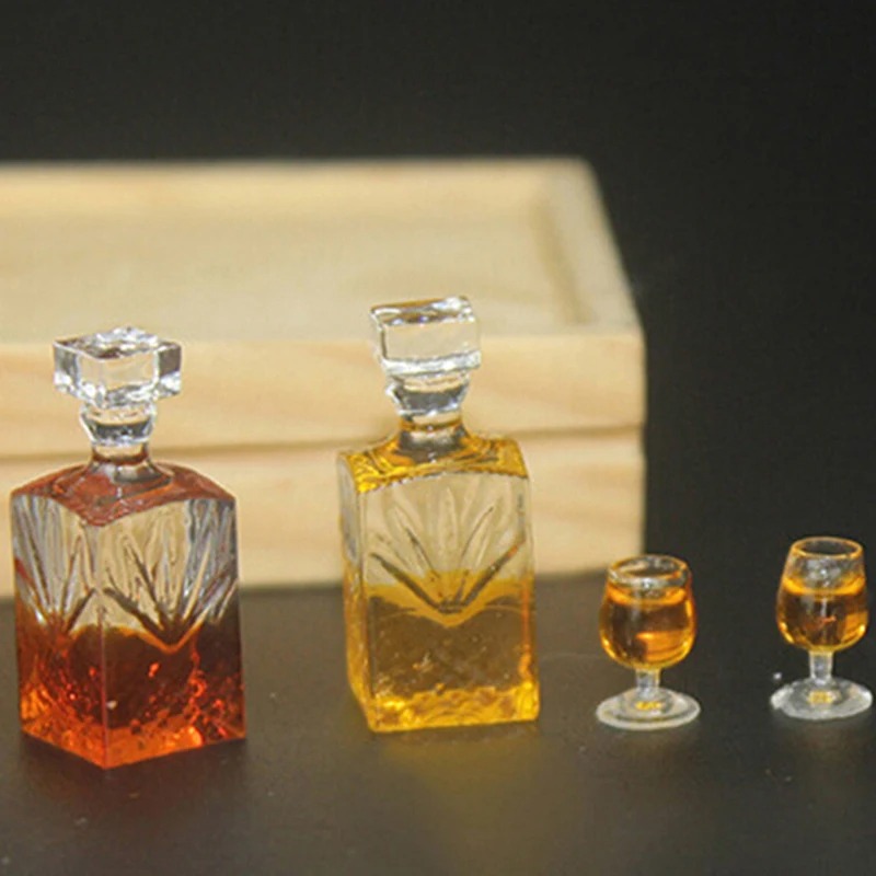 1 Set Cute Mini Wine Bottle Wi - Resin Art Bottle recension och pris