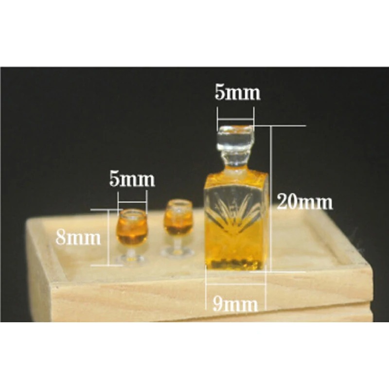 1 Set Cute Mini Wine Bottle Wi - Resin Art Bottle recension och pris