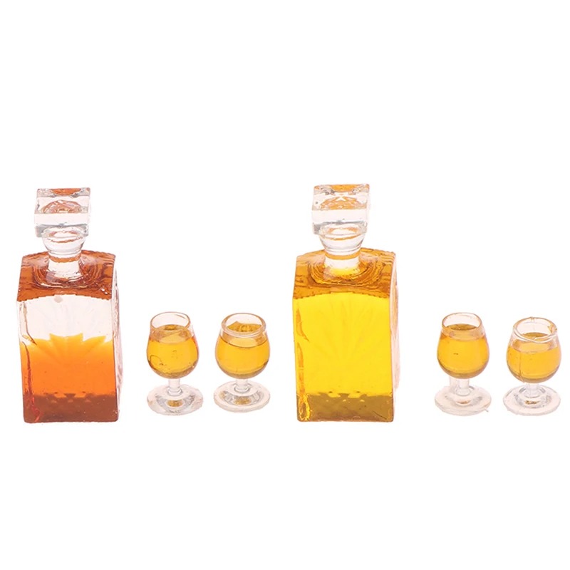 1 Set Cute Mini Wine Bottle Wi - Resin Art Bottle recension och pris