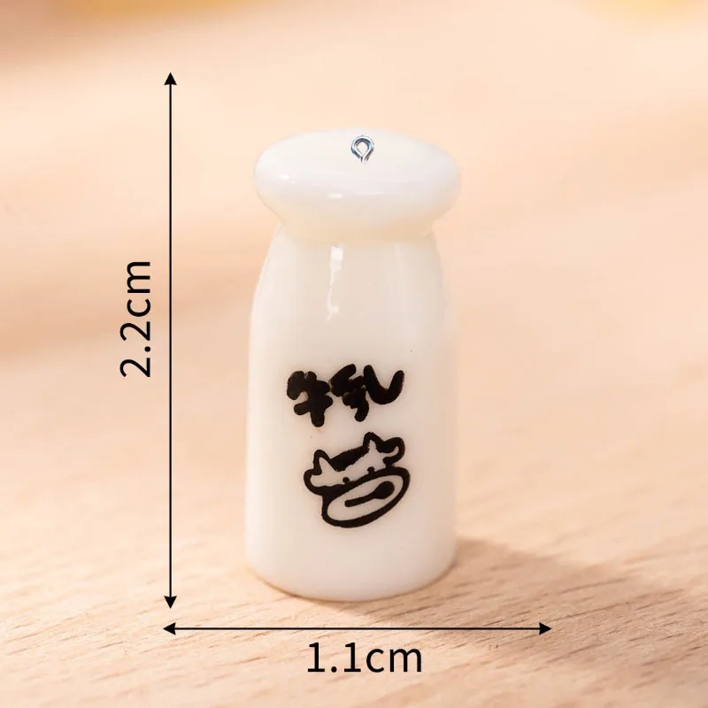 10Pcs Mini Milk Bottle Resin C - Resin Art Essentials recension och pris