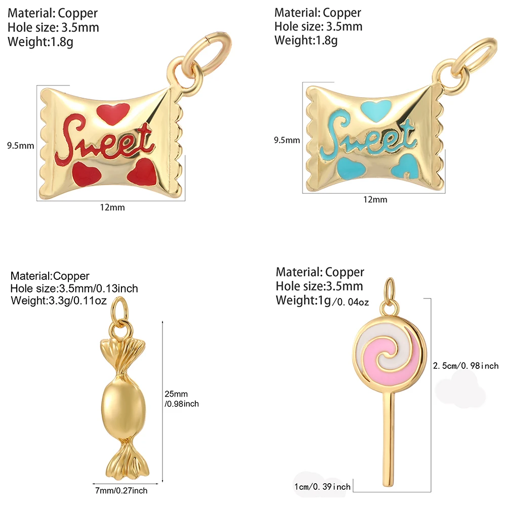 Bohemian Candy Lollipop Charm  - Resin Art Necklace recension och pris