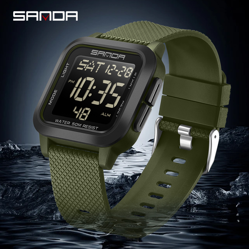 SANDA Waterproof Casual LED Di - Resin Art Underwater recension och pris