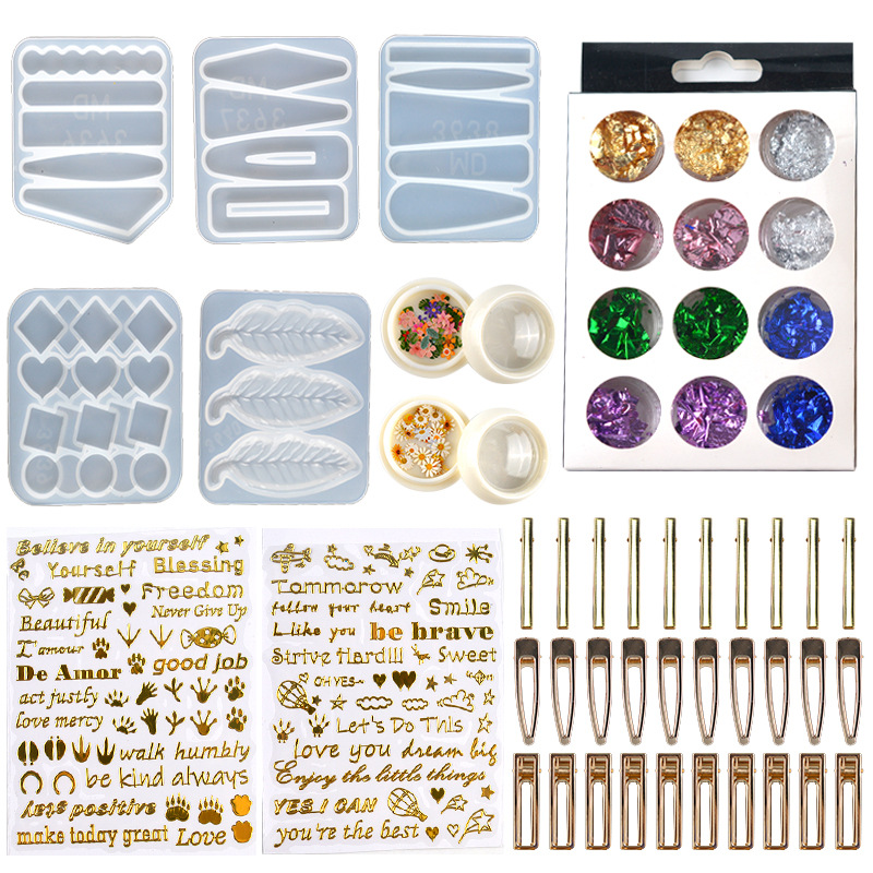 DIY Epoxy Resin Hair Clip Hair - Resin Art Jewellery recension och pris