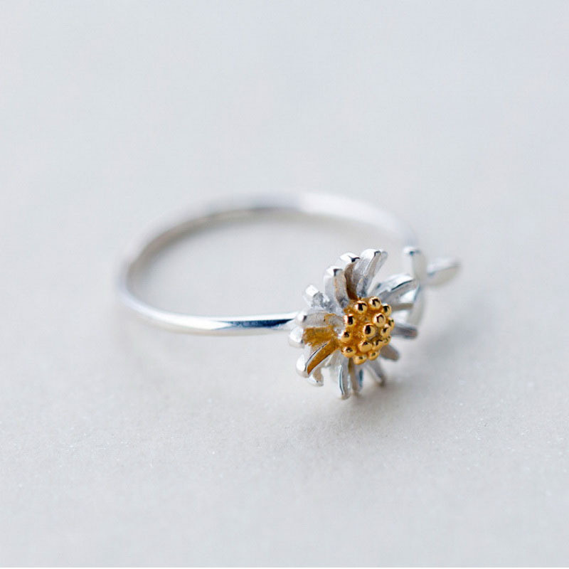 2021 New Spring White Enamel D - Resin Art Ring recension och pris