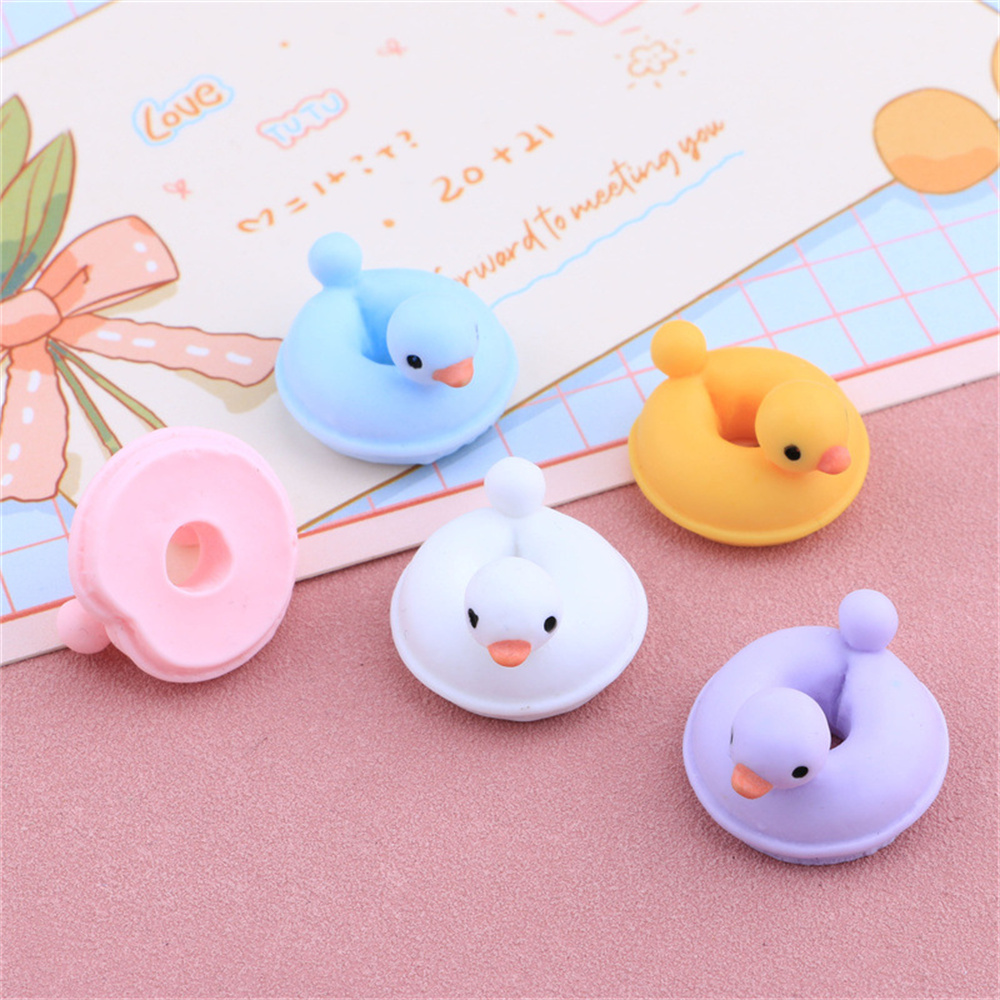20Pcs Cartoon Duck Swim Ring D - Resin Art Ring recension och pris