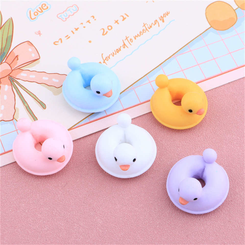 20Pcs Cartoon Duck Swim Ring D - Resin Art Ring recension och pris