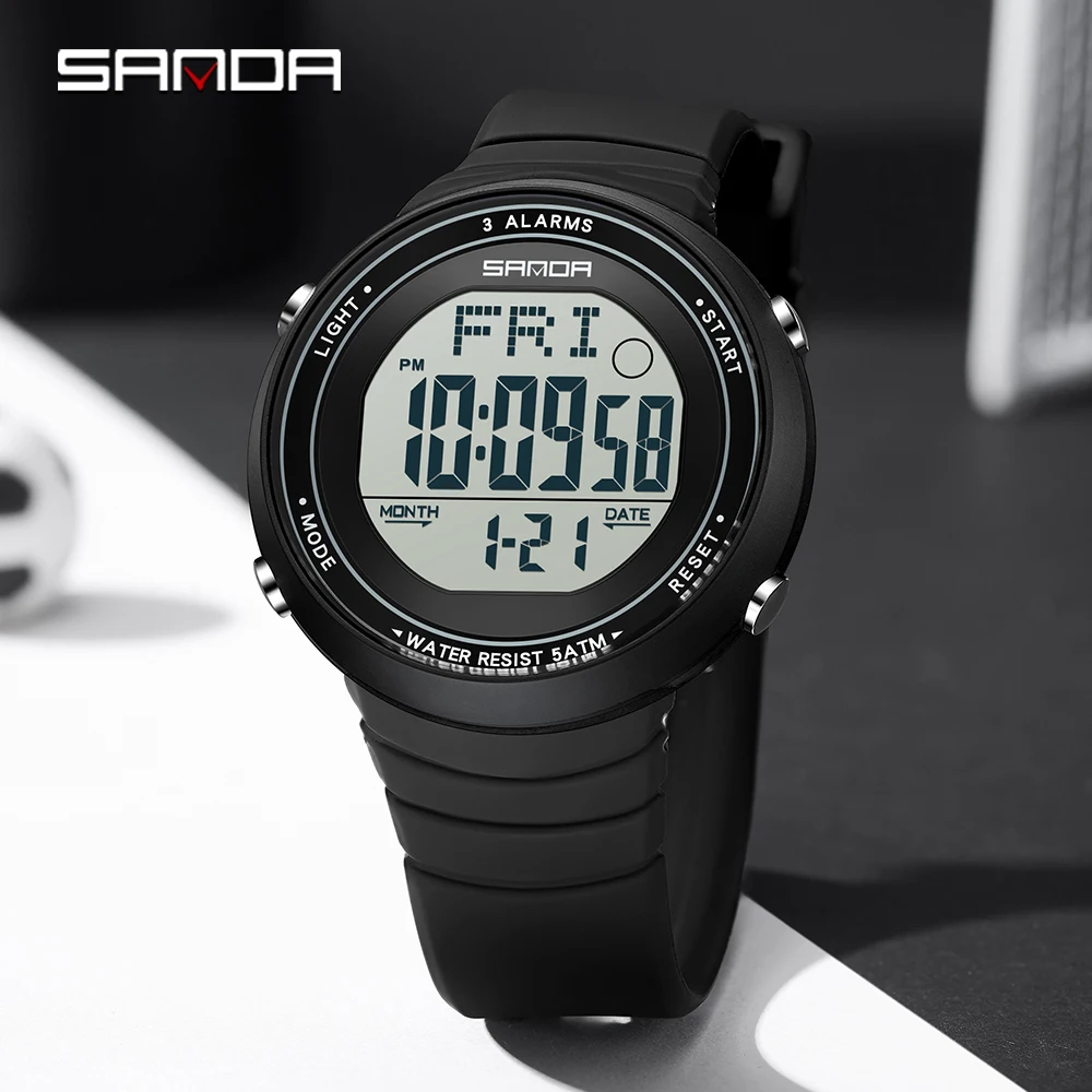 SANDA Digital Sport Watch for  - Resin Art Underwater recension och pris