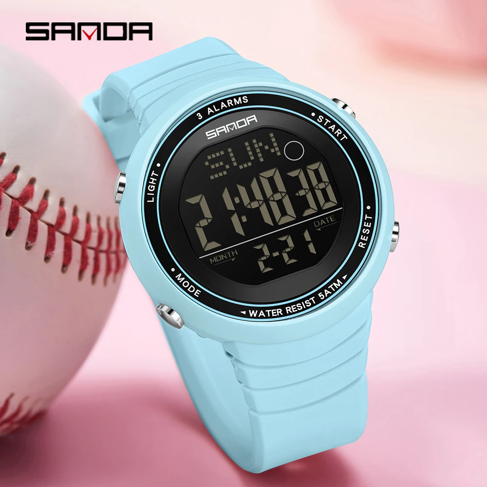 SANDA Digital Sport Watch for  - Resin Art Underwater recension och pris