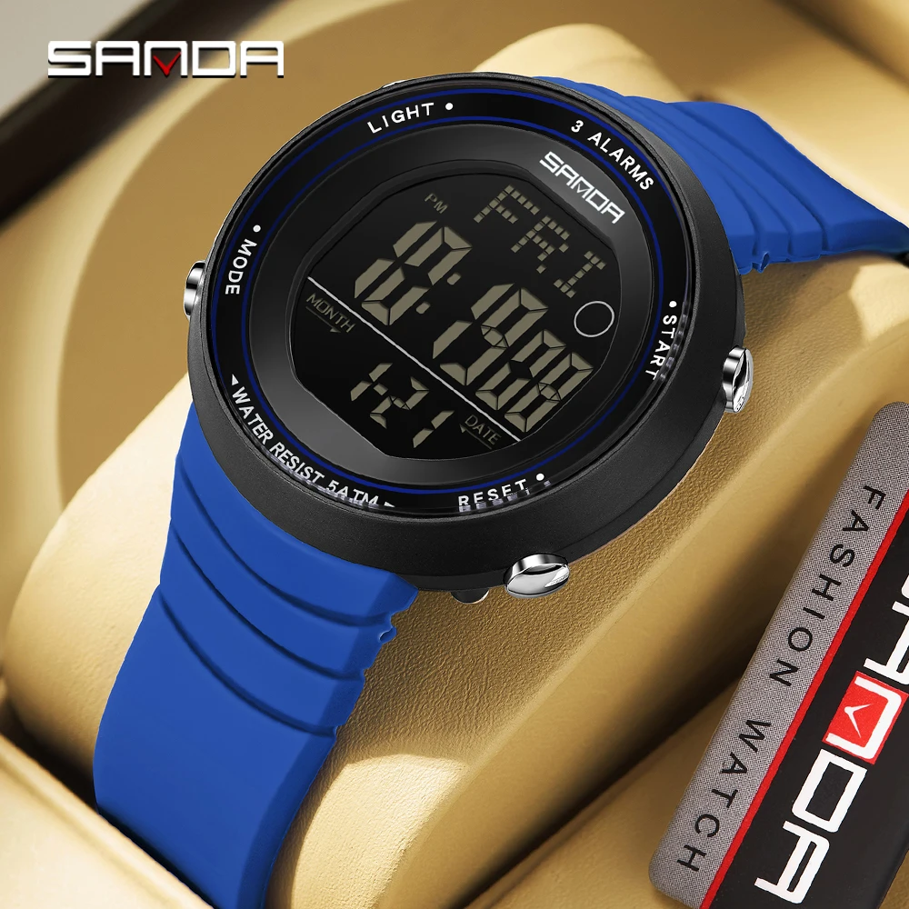 SANDA Digital Sport Watch for  - Resin Art Underwater recension och pris