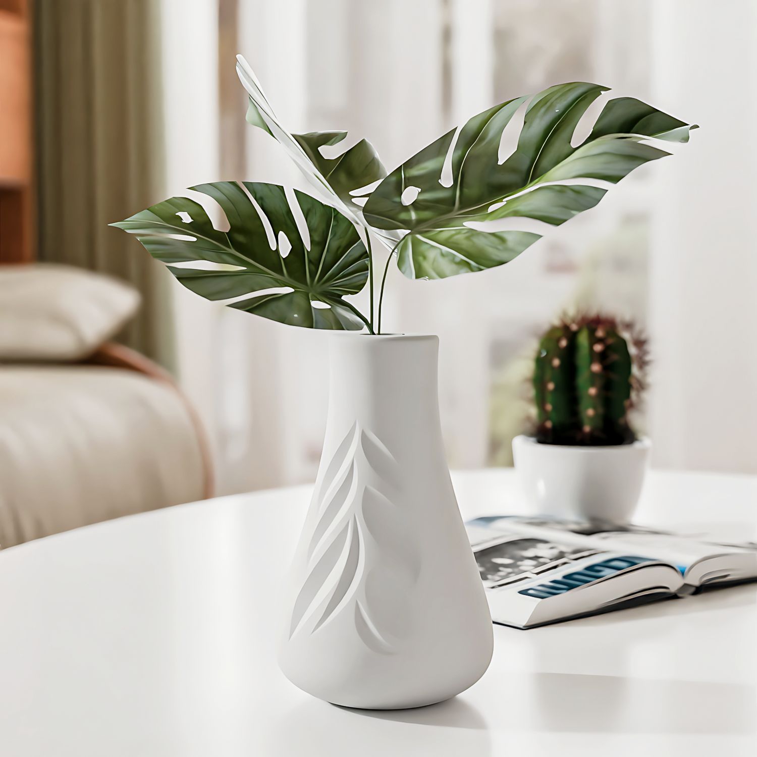 Leaf Texture Vase Silicone Mol - Resin Art Bottle recension och pris