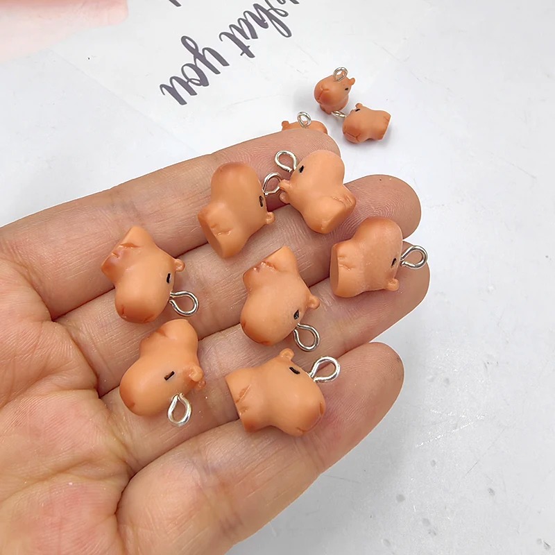 10pcs Cute Small Capybara Char - Resin Art Essentials recension och pris