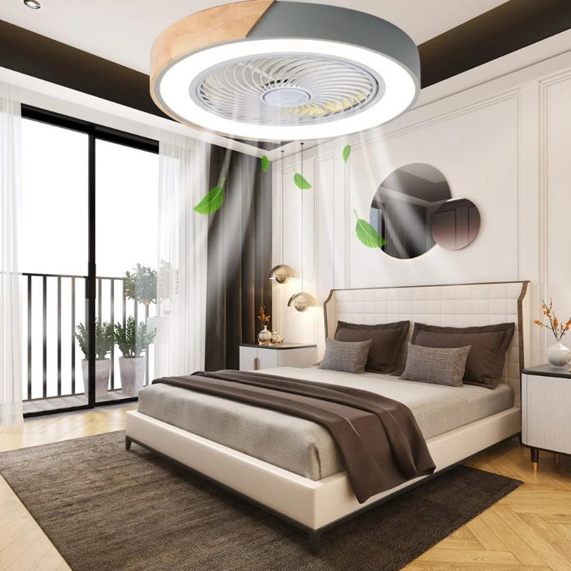 Modern Wood Ceiling Fan Light  - Resin Art On Wood recension och pris